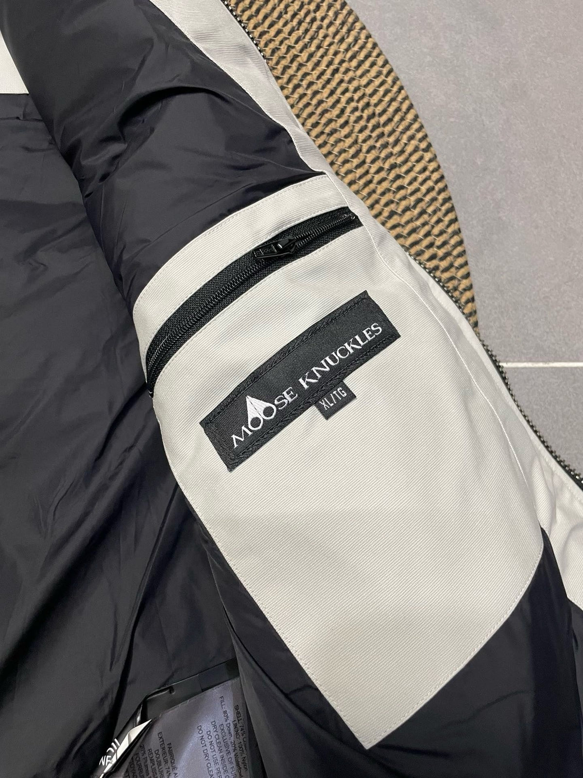 Black Nylon Logo Gilet - Men's