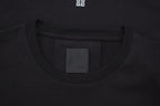 Black Cotton Lightning Print Long-Sleeve - Men's