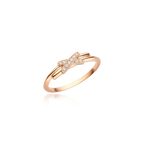 Jeux De Rose Gold Diamond Ring – LUX VERSE Luxury Designer Fashion Outlet