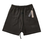 Brown Cotton Logo Drawstring - Men's