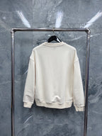 Navy Cotton Heart Logo Crewneck - Men's