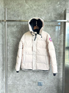 Black and White Puffer Jacket - Men's