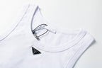 Black and White Tank Top - Men's