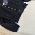 Navy Nylon Plain Bomber - Men's