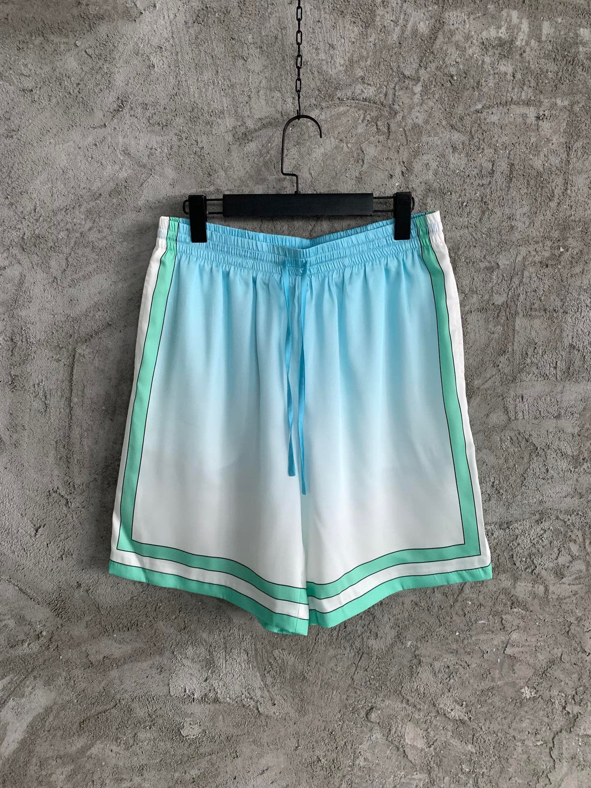 Green Silk Crest Drawstring - Men's