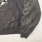 Black Cotton Washed Pullover - Men's