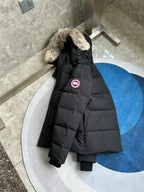 Black and White Parka - Men's