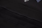 Black Cotton Triangle Logo Long-Sleeve - Men's