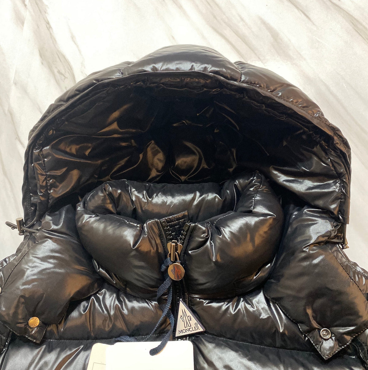 Black Puffer Jacket - Men's