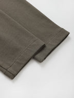 Black Cotton Tonal Text Crewneck - Men's