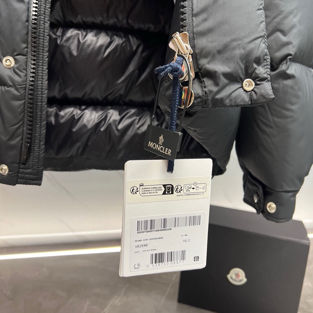 Black Puffer Jacket - Men's