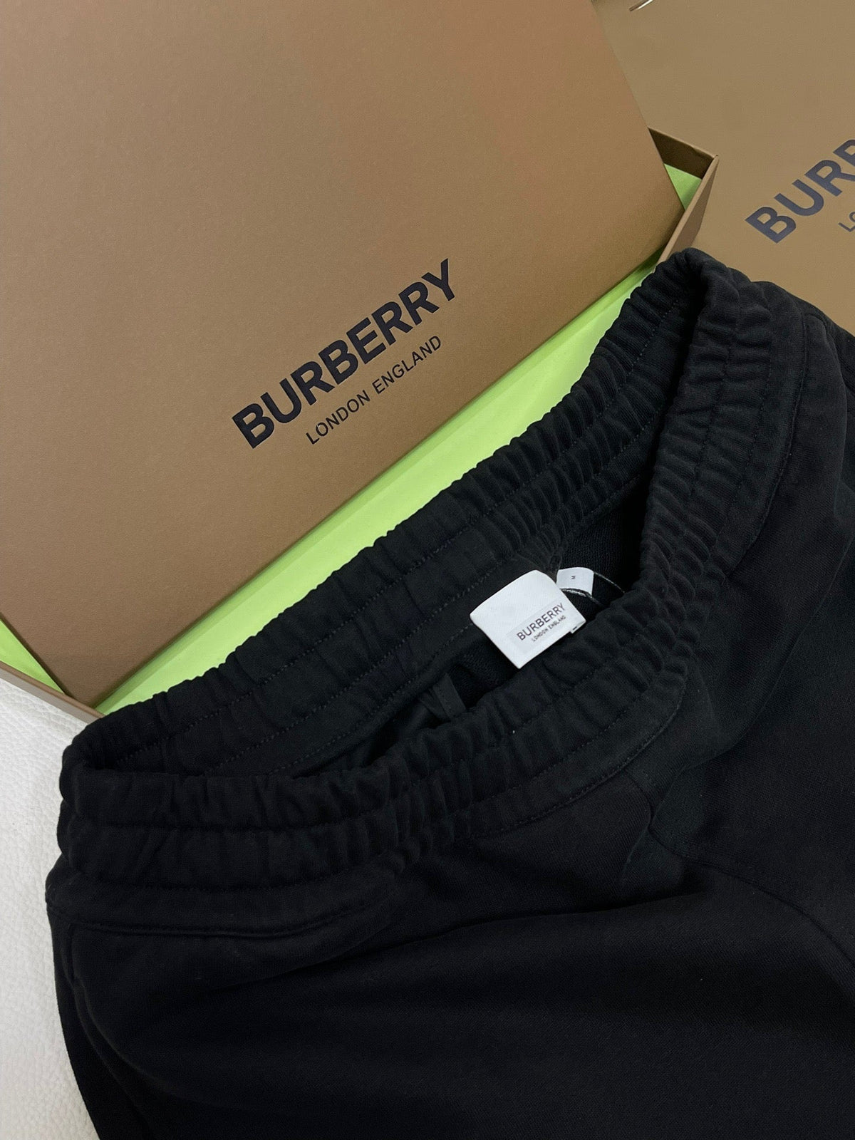 Black Cotton Plain Drawstring - Men's