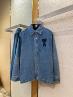 Cream Corduroy Patch Long-Sleeve - Men's