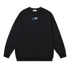 Blue OFF Logo Sweatshirt - Men's