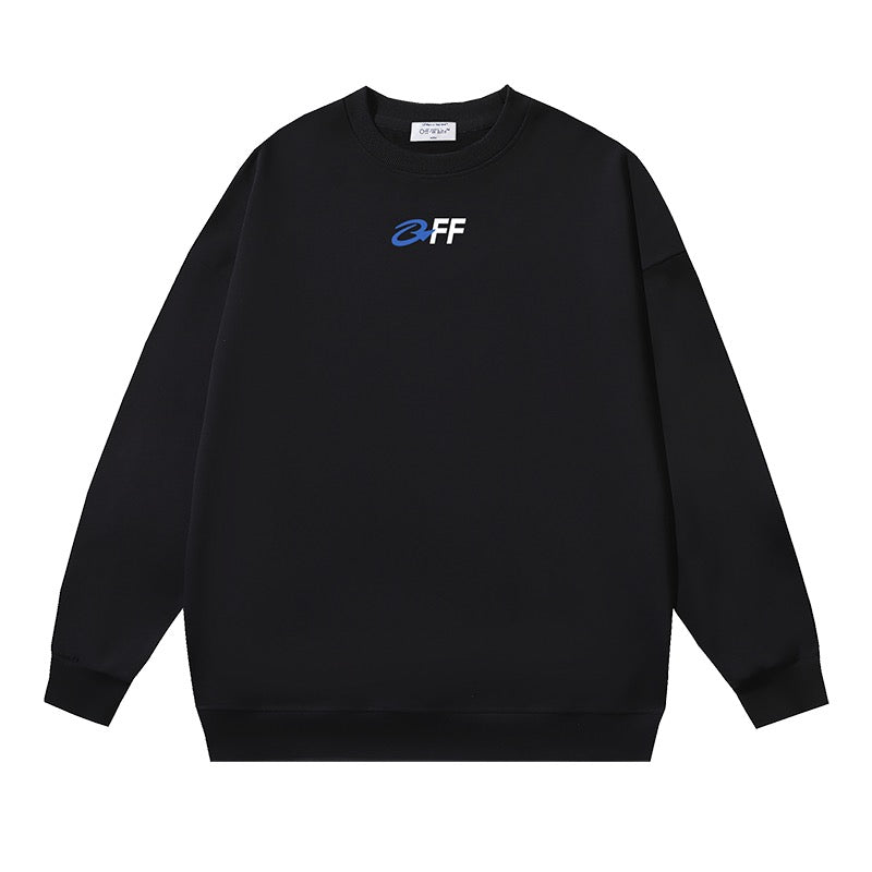 Blue OFF Logo Sweatshirt - Men's