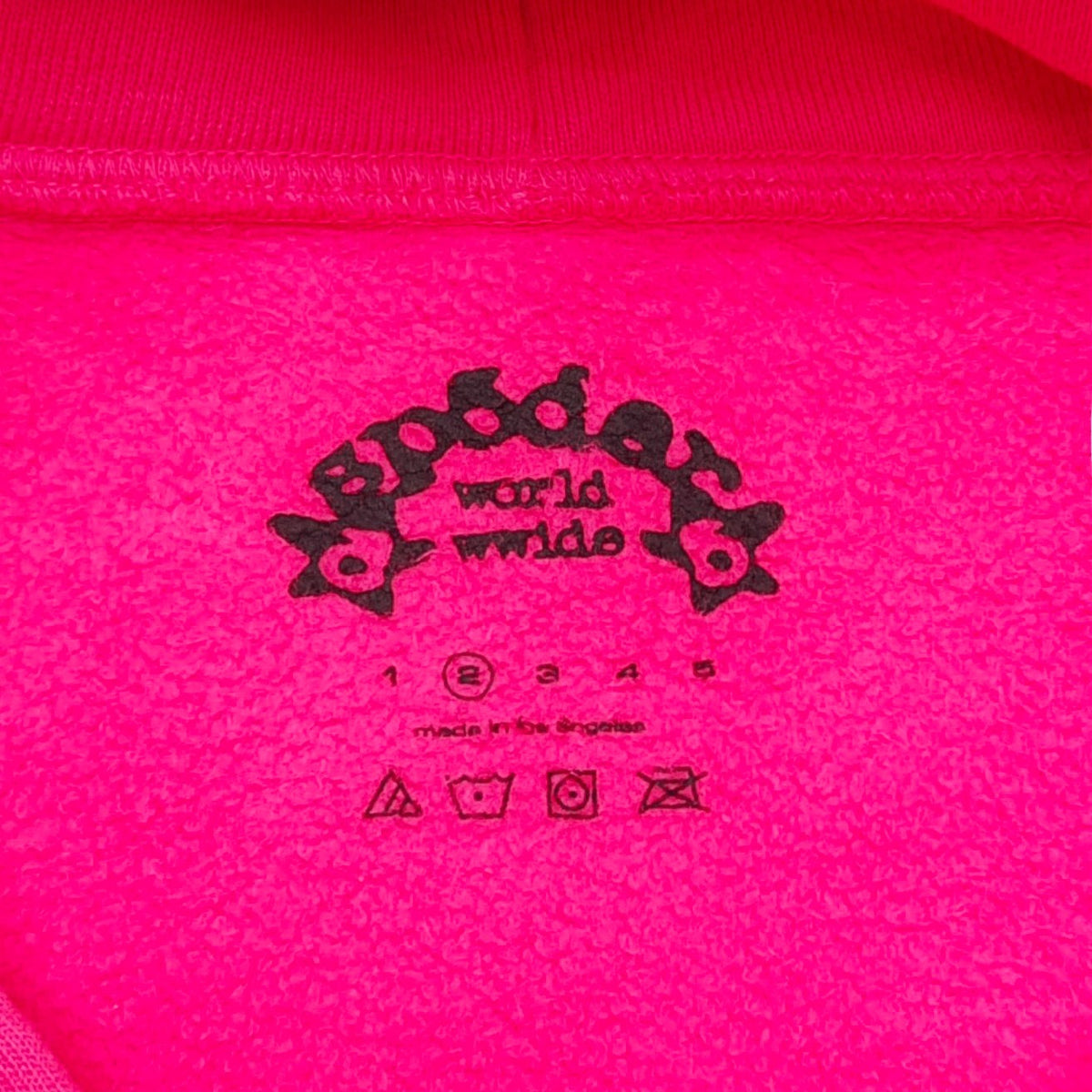 Pink Cotton Web Graphic Pullover - Men's