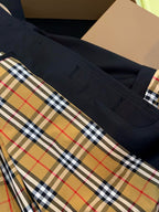 Navy Car Coat - Men's