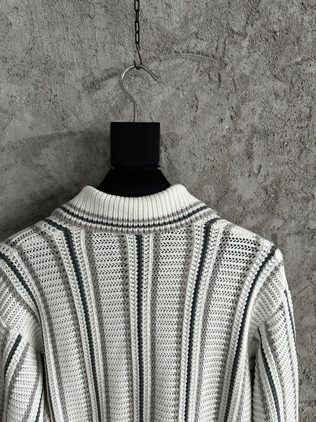 Pinstripe Silk Shirt - Men's