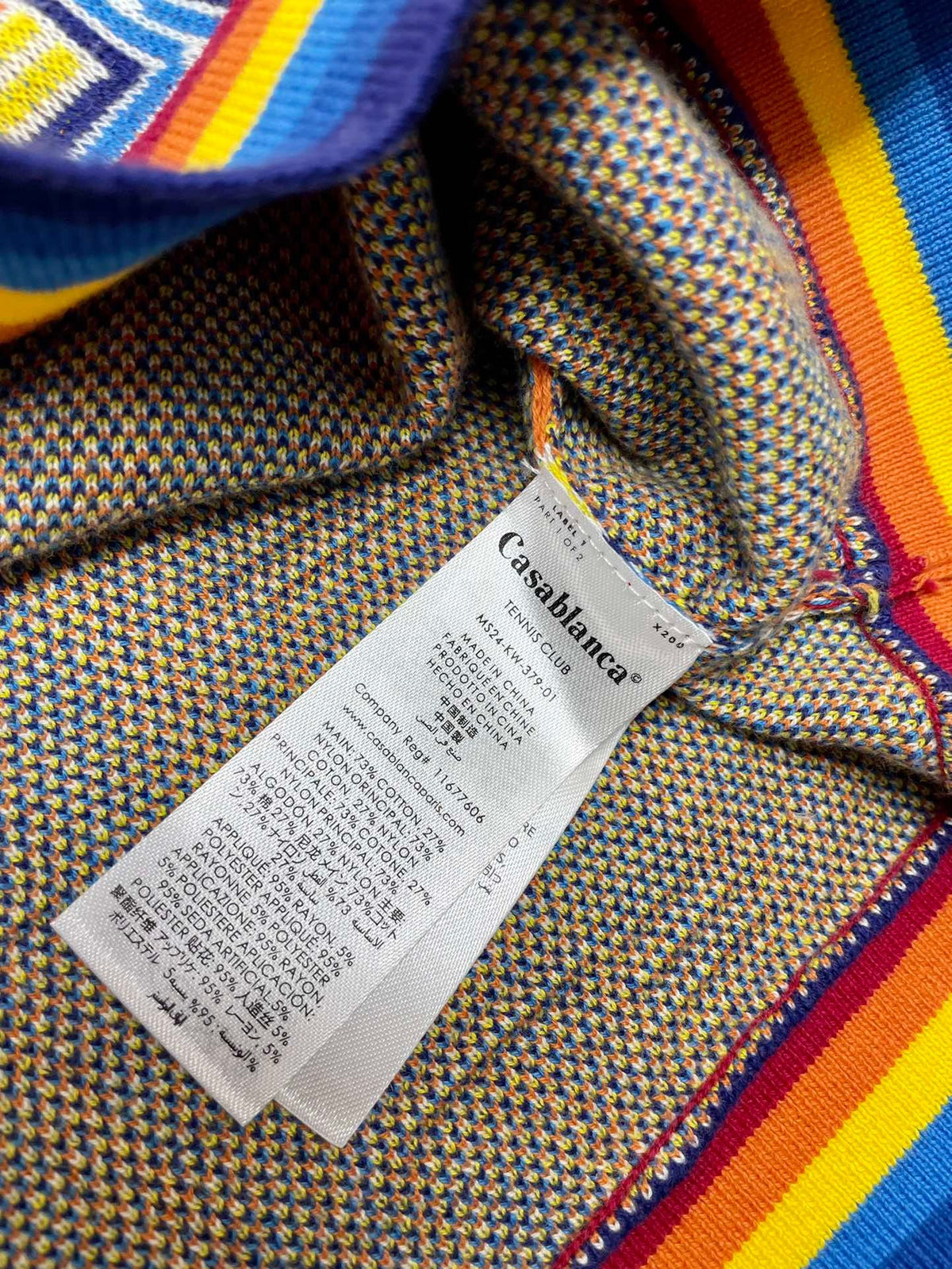 Geometric Print Silk Shirt - Men's