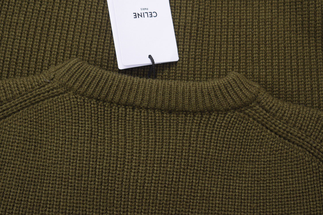Black Cotton Bold Text Long-Sleeve - Men's