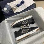 B27 Low Black Oblique Sneakers