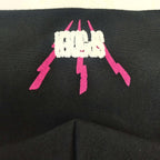 Black Cotton Print Pullover - Men's