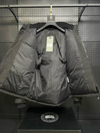 Black Nylon Down Parka - Men's