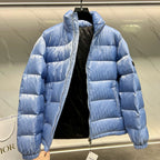Blue Puffer Jacket - Men's