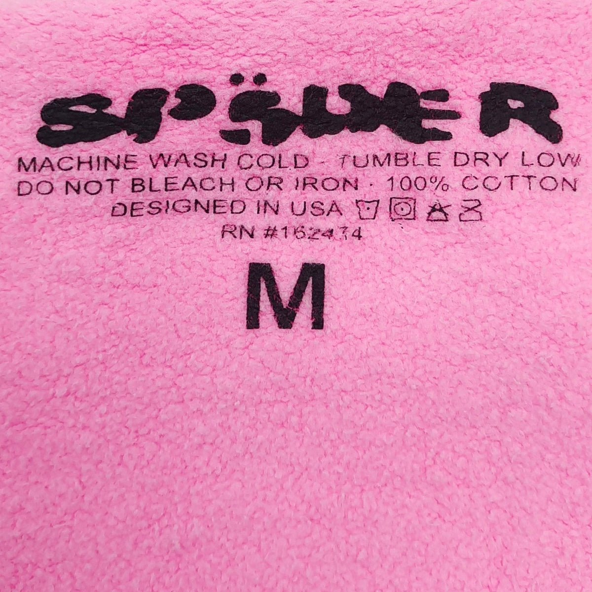 Pink Cotton Tonal Web Pullover - Men's