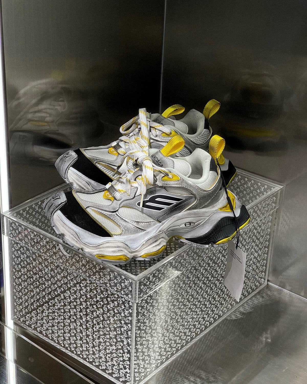 Silvery Yellow Sneakers