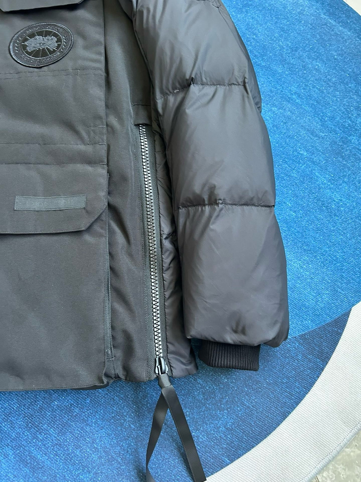 Black and White Parka - Men's