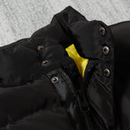 Black and Grey Puffer Jacket - Men's