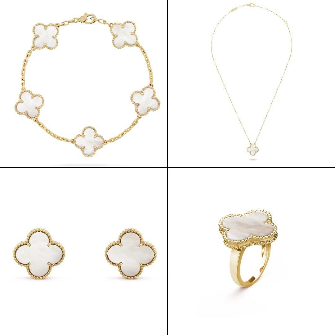 Alhambra Set – faithful to the first Alhambra® jewel, the Vintage Alhambra pieces stand out for – LUX VERSE Luxury Designer Fashion Outlet