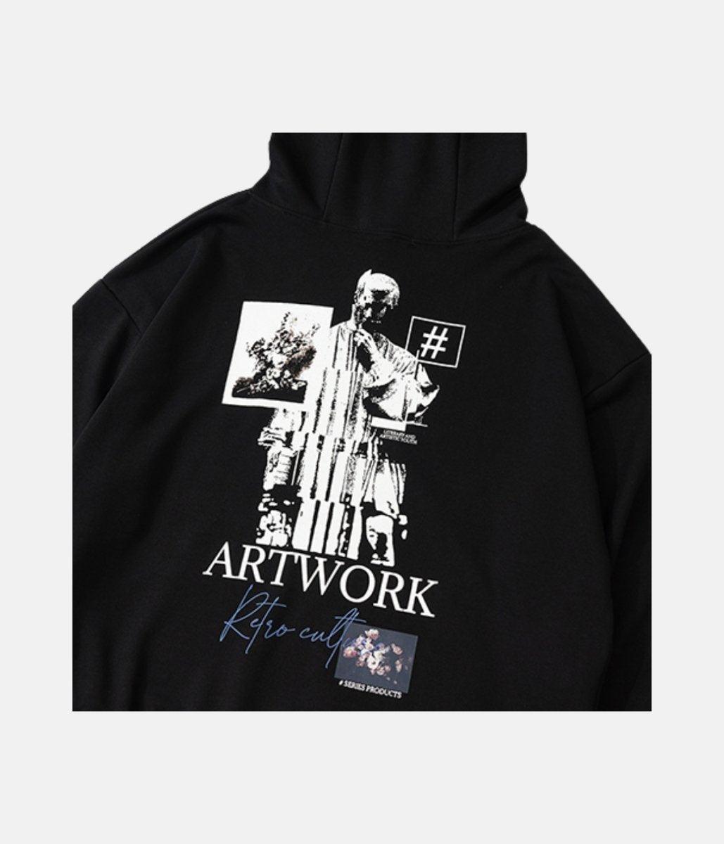 Artwork Hoodie – 61 M 142 70 69 63 L 148 72 72 65 XL 154 74 74 67 – LUX VERSE Luxury Designer Fashion Outlet