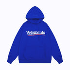 Black Cotton Logo Pullover - Men's