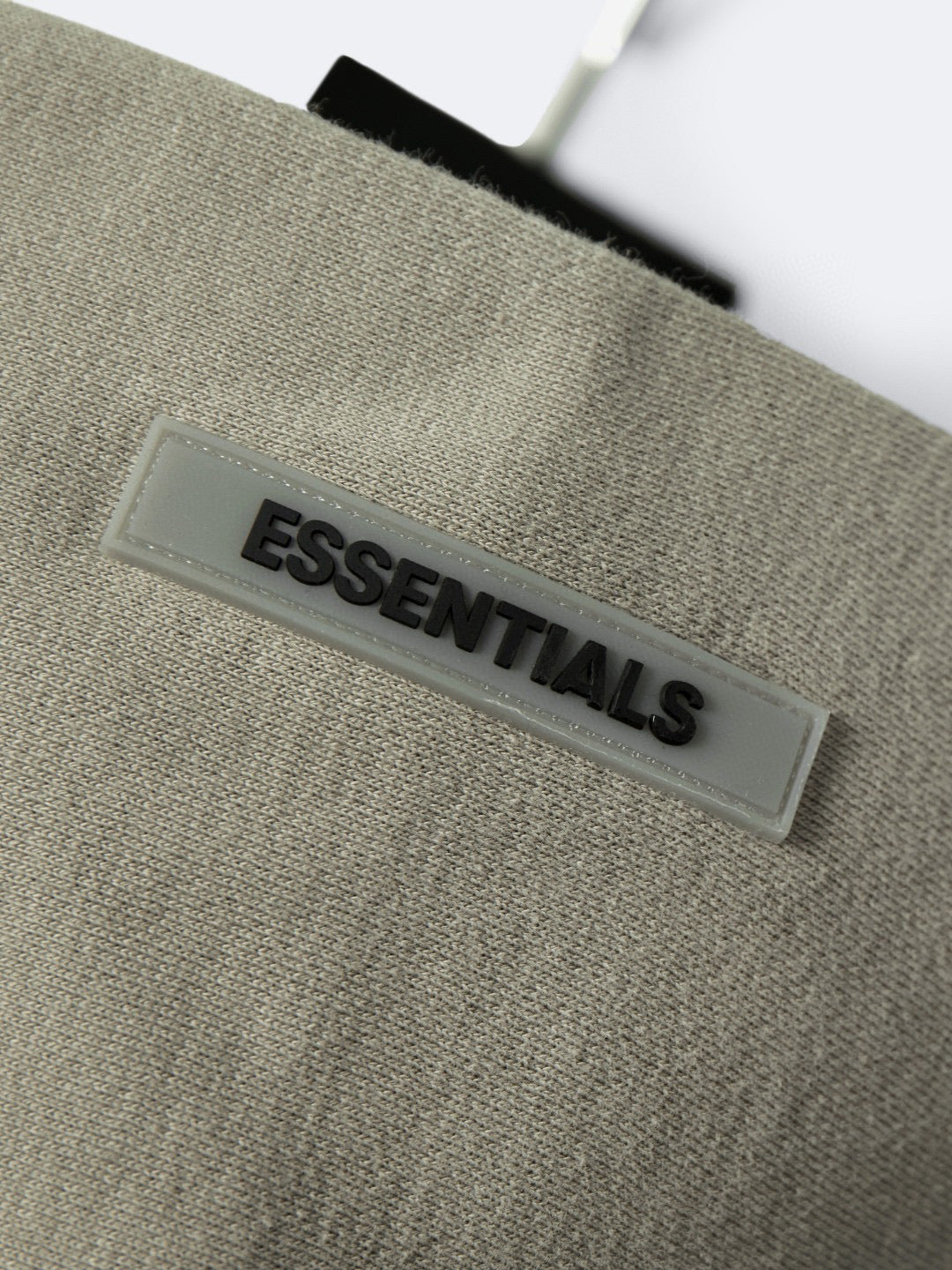 Grey Cotton Logo Pullover - Men's