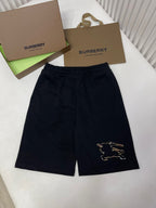 Black Cotton Plain Drawstring - Men's