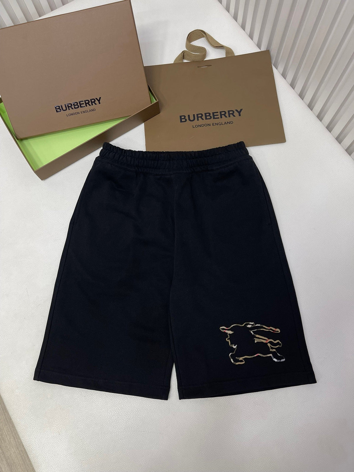 Black Cotton Plain Drawstring - Men's