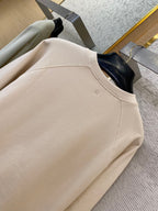 Cream Cotton Heart Logo Crewneck - Men's