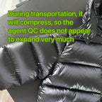 Black Puffer Jacket - Men's