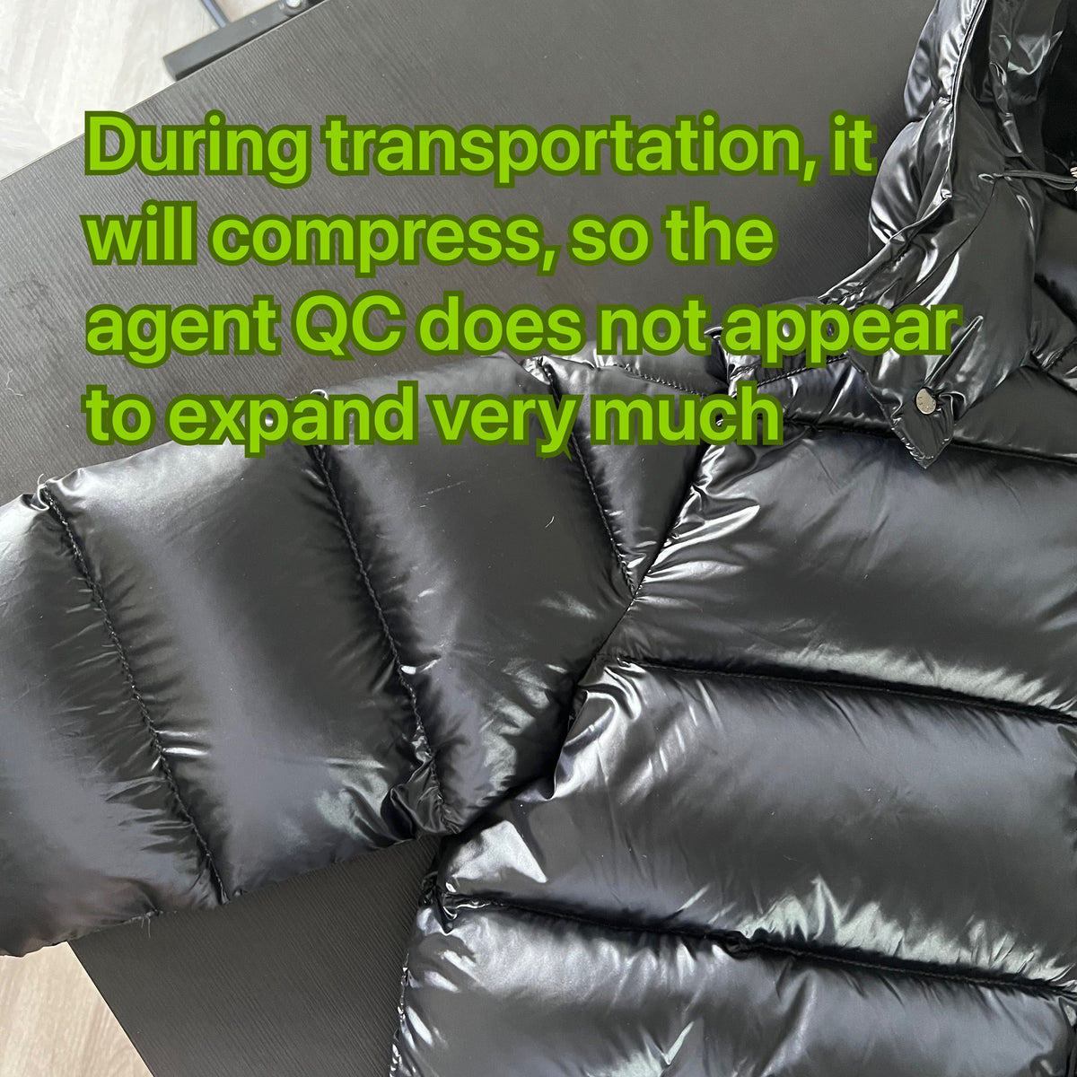 Black Puffer Jacket - Men's