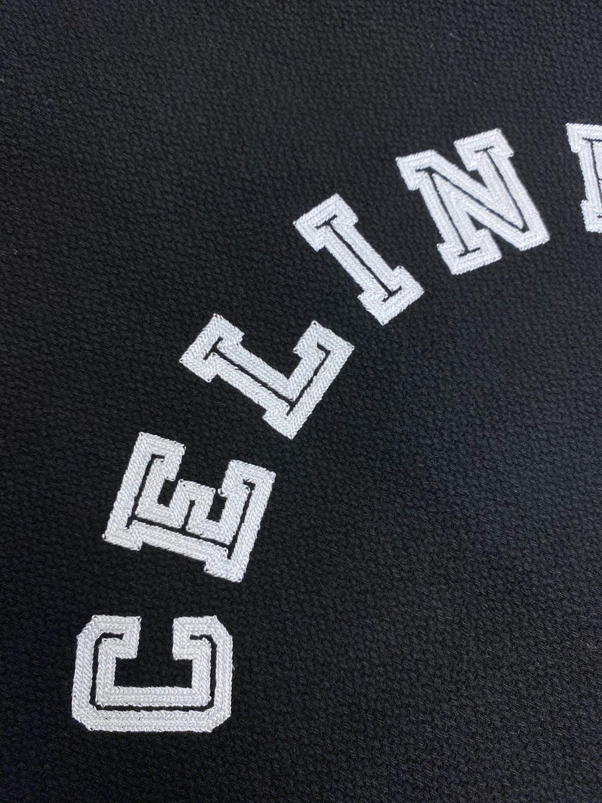Black Wool Letter Varsity - Men's