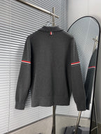 RWB Stripe Cardigan Navy - Men's