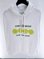 Navy Cotton Graphic Pullover - Men's
