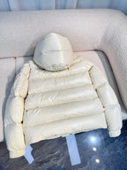 Black and White Puffer Jacket - Men's