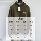 Olive Cotton Chest Logo Pullover - Men's