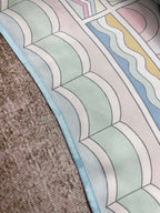 Architectural Print Silk Shirt - Men's