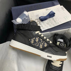 B27 Low Navy Oblique Sneakers