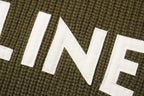 Black Cotton Bold Text Long-Sleeve - Men's