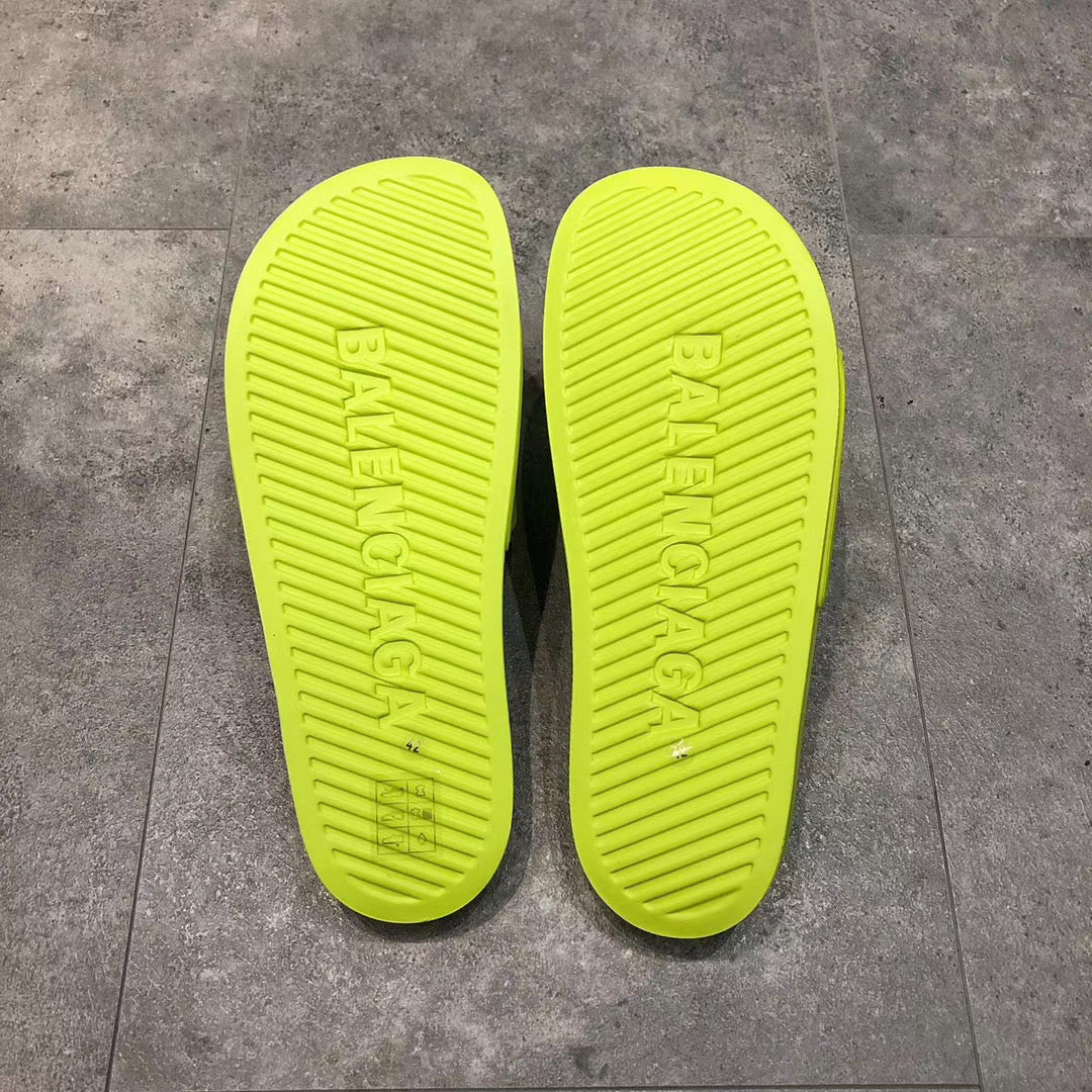 Neon Yellow Slides